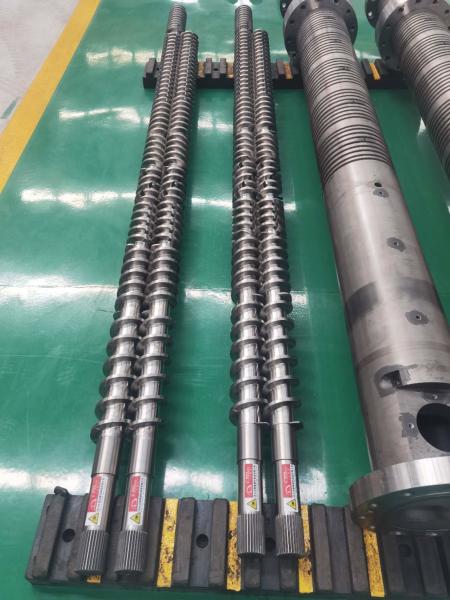 Parallel Twin Screw and Barrel 45mm-220mm Ra 0.4μm-0.6μm Surface Roughness