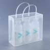 Garment Packing Clear PVC Packaging Bags With Plastic Button and Hand