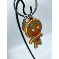 Gingerman PVC Key Holder , Soft Rubber Keychain Bright Color Nonfading