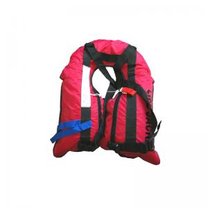 China 24H Floating Co2 Life Vest , Red Color Blow Up Life Vest High Durability supplier