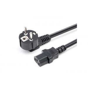 China Small Appliance Power Cord Replacements , Germany Type 2 Prong Appliance Cord supplier