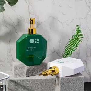 300ml PETG Bottle In Captivating Green Color For Fresh And Vibrant Cosmetic Packaging