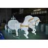 China Led christmas horse carriage cinderella carriage wholesale