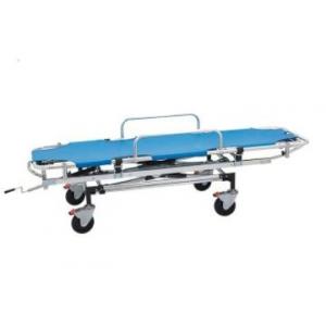 Folding Aluminum Alloy Emergency Stretcher Trolley / Ambulance Emergency Bed