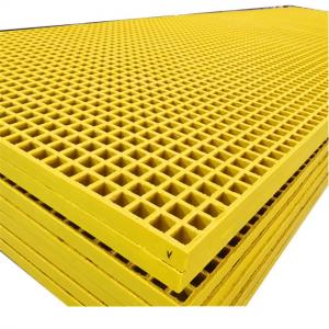 Corrosion Resistant Plastic Walkway Mesh High Strength Fiberglass Deck Flooring