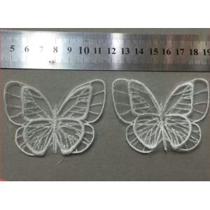 China Garment Accessories  Butterfly Embroidery Applique with Different Color supplier