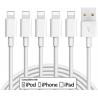 Original White Cell Phone USB Cable , 5V 2.4A Transfer iPhone Charger Cable