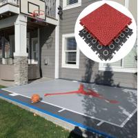 China Mobile Diy Logo Interlocking Sports Flooring Mat for Outdoor Basketball Pickleball Court on sale