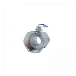 China Manual Driving Mode 1 PC Ball Valve with Handle 201/304/316 Stainless Steel Material supplier
