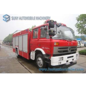 China Carbon Steel Q235 Tank Two Axle Dongfeng Fire Fighting Vehicle 4x2 With ISB190 40 Engine supplier