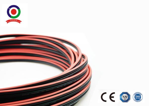 TUV Certified Twin Core Solar Cable , 1.8KV DC 2.5 mm Two Core Cable 100m Per Roll