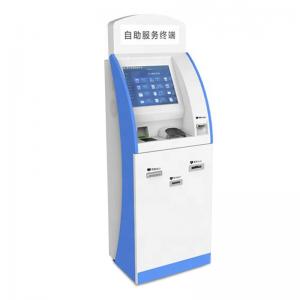 OEM Touch Screen Ordering Kiosk ATM Device Machine With Cash Dispenser