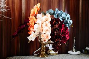 China flower arrangements artificial Artificial Plant&Flowers Butterfly Orchid home decro on sale 