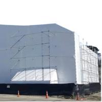 China White PE Construction Shrink Wrap Polyethylene Scaffolding Shrink Wrap on sale