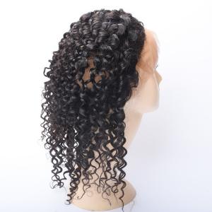 China Kinky Curly Baby Hair Brazilian Hair Lace Wig 360 Lace Frontal On Alibaba supplier