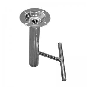 Adjustable Swivel Bar chair accessories Custom Color Chrome Plating 380mm Height Bar chair footboard