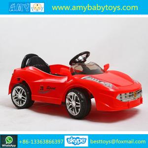 China The Red Plastic Children Ride On Car With Best Quality And Competitive Price For Selling supplier