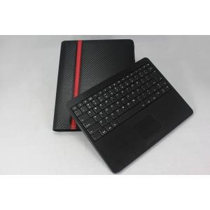 China Wireless touchpad mouse bluetooth keyboard Samsung Galaxy Tab Leather Case supplier