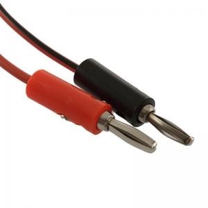 Audio Video Banana Plug Cable with PVC Insulation Material and Customized Wiring