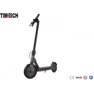 China TM-RMW-H06  Range 20KM Black Electric Scooter , Nimble Standing Electric Scooter Max Climbing 20° supplier