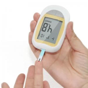 China Medical Measuring Blood Sugar Glucometer With 50 Diabetic IVD Test Strip supplier