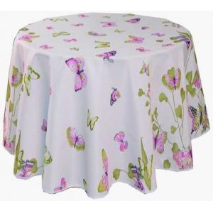 China Round Printed Polyester Table Cloth Banquet Polyester Table Cloth supplier