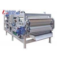 China Automatic 2.2kw Sludge Dewatering Belt Filter Press 3-25t/H for sale