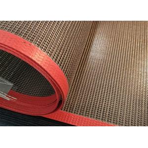 Acid Resistance PTFE Mesh Belt , Non Stick PTFE Conveyor Belts For Printing Drying