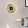 China Creative Art Disc Hollow Metal Wall Lamp Hotel Bedroom Bedside New Earth led wall light(WH-OR-226) wholesale