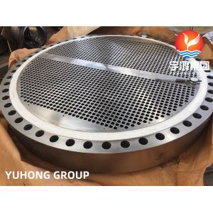 China ASME SA182 Forged Tube Sheet for Shell and Tube Heat Exchanger with Fixed and Floating Tube Sheets Customized to Design wholesale