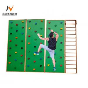 Children's Wooden Rib Wooden Frame for Training Climbing Wall in Dark Grey Color
