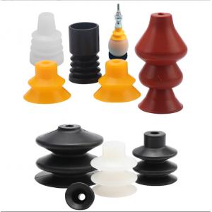 Industrial Heavy Duty Custom Silicone Rubber Parts Nozzle Strong Adhesion With Screws