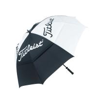 China Double Layer Windproof Auto Open Straight Golf Umbrella With Customized Logo on sale