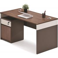 China 1.2 / 1.4M Wooden Office Computer Table E1 Grade MFC Desktop Computer Table on sale