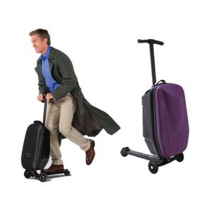 Fit for airline cabin size approved trolley case Suitcase scooter luggage