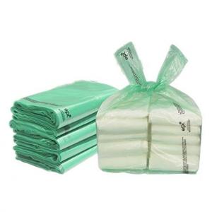 China Adjustable Thickness Cornstarch Biodegradable Diaper Sacks for T Shirt Baby Nappy Bag supplier