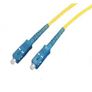 China SC/UPC To SC/UPC Single Mode Fiber Patch Cord , FTTH Optical Patch Cord supplier