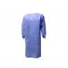Unisex SMS+PE 53GSM Disposable Ultrasonic Seaming Gown With Ties