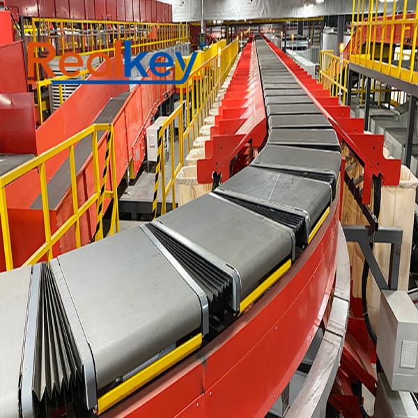 Realkey Cross Belt Sorter Optimized For E-Commerce Designed To Reduce Labor Costs