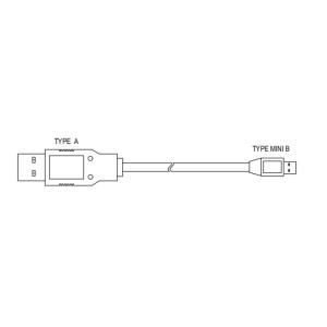 China Части банкоматов USB тип A до типа MINI B КАБЛ высокой скорости 009-0020701 009-0020702 009-0020704 009-0020712 wholesale