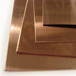 AISI 1.2 Mm Copper Sheet H59 Bright Half Soft C10400 C10500