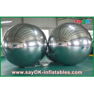 Big Inflatable Ball PVC Mirror Ball Customized Size For Event Decoration