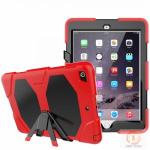 Full Protective Housing Stand Hybrid Rubber Kidsproof Case Mobile Phone Case Cover For IPad 9.7'