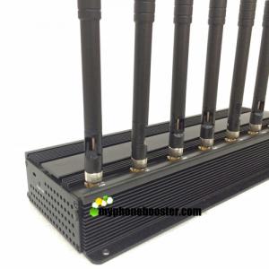 China 20w 8 Channels Indoor High Power GPS/ WiFi/ 4G Cell Phone Jammer Blocker Prison/Jail Cellular Jammer Blocker With Fans supplier