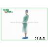 Soft Disposable Medical Use Non-Woven Isolation Gowns With Knitted Cuffs For