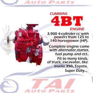 China 4BT 3.9L Complete Truck Engine For Cummins Truck Engineering Machinery supplier