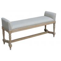 China simple antique reproduction wooden indoor bench design end of bed benches for bedrooms on sale