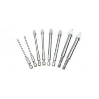 China Straight Tipped Hex Shank Glass And Tile Drill Bits 1/4 For Glass / Tile / Ceramics on sale