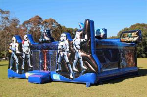 China Fire Retardant Star Wars Inflatable Bouncer Jumping Castle With Customized Size on sale 