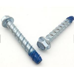 Galvanized Zinc Plated Concrete Screw Anchor Self Drilling For Automobile Industry